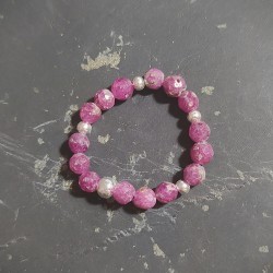 Rubis - bague elastique- 4e chakra de Catalogue pierres et cristaux