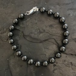 Shungite - Bracelet pour enfants à fermoir perles 8mm de Catalogue Shungite