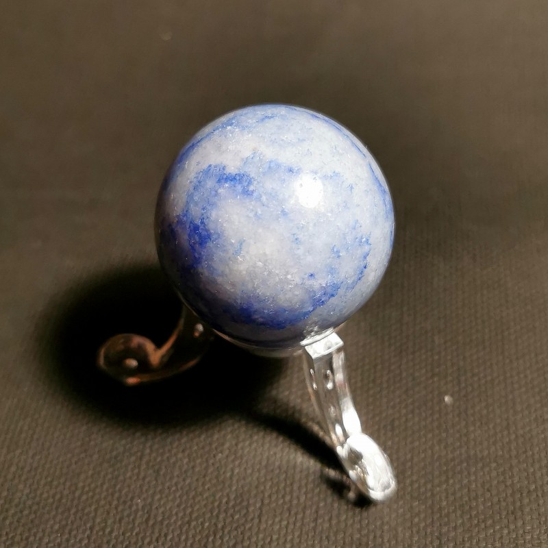 Quartz bleu - Sphère 3cm de Catalogue pierres et cristaux