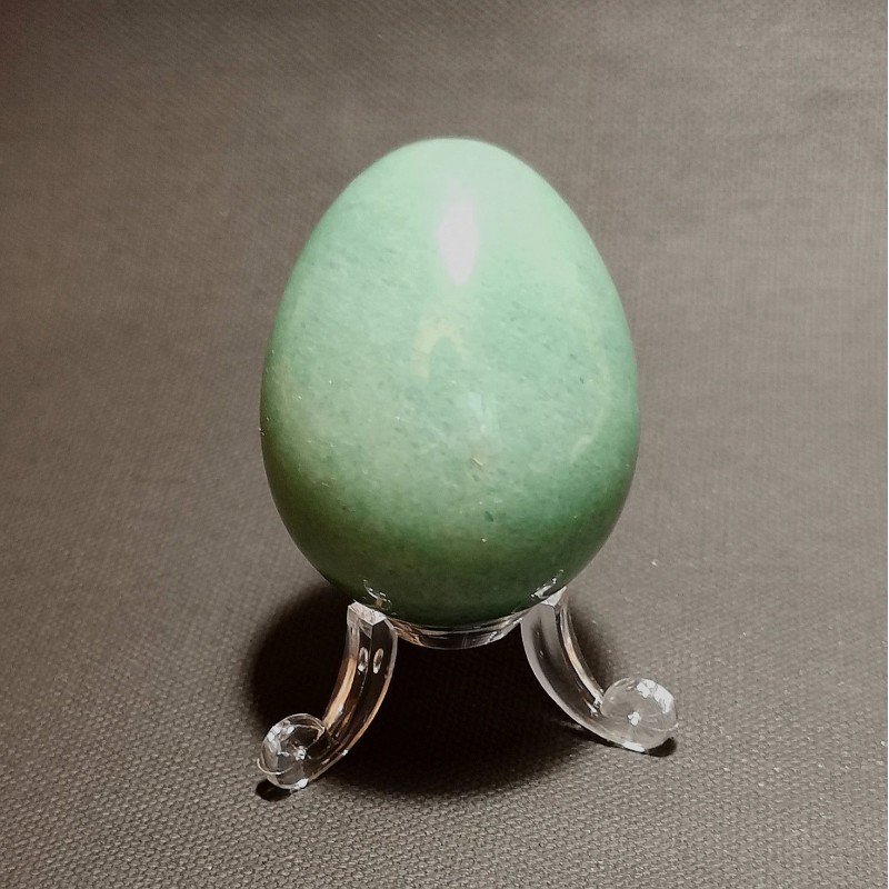 Aventurine - Œuf de yoni L - 4e chakra de Catalogue pierres et cristaux