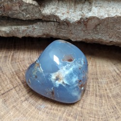 Calcédoine bleue - pièce unique 4 - 5e chakra de Catalogue pierres et cristaux