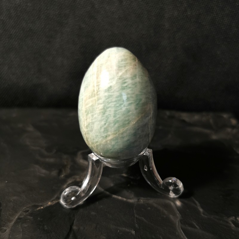 Amazonite - Œuf - pièce unique - chakra turquoise de Catalogue pierres et cristaux