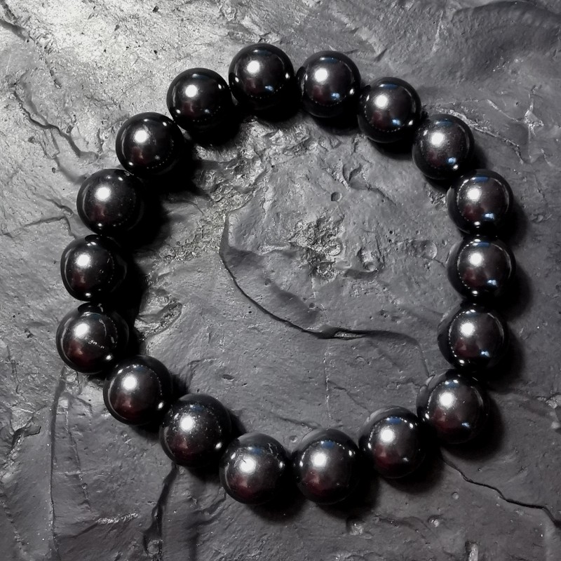 Shungite - Bracelet perles 10mm de Catalogue Shungite
