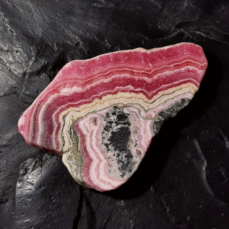 Plaque de Rhodochrosite - pièce unique - 3 de Catalogue pierres et cristaux