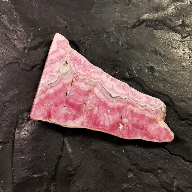 Plaque de Rhodochrosite - pièce unique - 2 de Catalogue pierres et cristaux