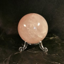 Quartz rose - sphère 5.5cm