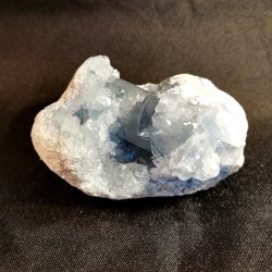 Célestite géode - pièce unique 1 - 5ème chakra de Catalogue pierres et cristaux