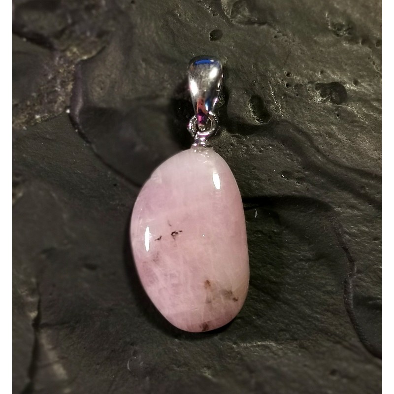 Kunzite - Pendentif piéce unique 4 - 4ème chakra de Catalogue pierres et cristaux