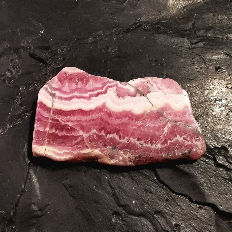 Plaque de Rhodochrosite - pièce unique - 4 de Catalogue pierres et cristaux