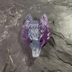 Fluorite - pendentif tête...