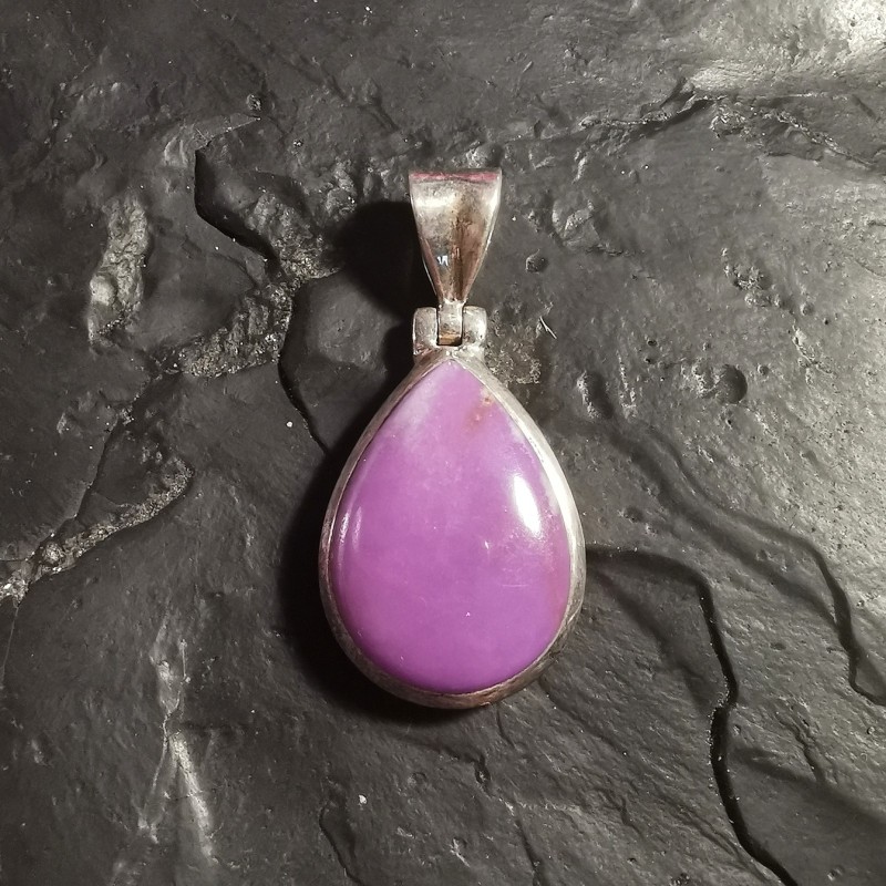 Phosphosidérite - pendentif monté en argent 1 de Catalogue pierres et cristaux