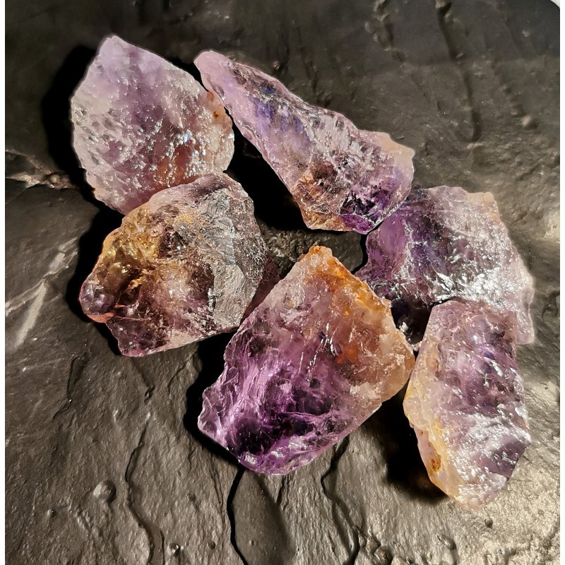 Ametrine - pierre brute - 7e chakra + 3e chakra de Catalogue pierres et cristaux