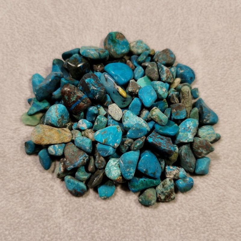 Chrysocolle - Gravillons - chakra turquoise de Catalogue pierres et cristaux