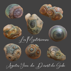 Agate yeux du désert du Gobi - 5 de Catalogue pierres et cristaux