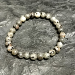 Yooperlite - bracelet 6mm de Pierres du 6ème chakra