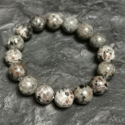 Yooperlite - bracelet 12mm de Pierres du 6ème chakra