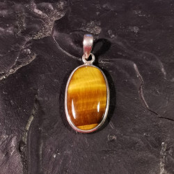 Œil de tigre - Pendentif...