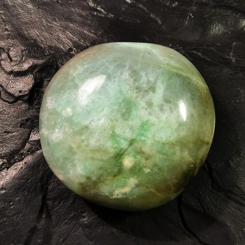 Garnierite - pierre roulée - chakra turquoise