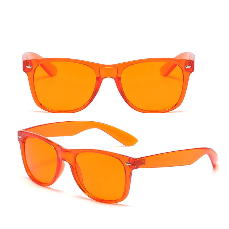Lunettes Chromothérapie - orange - modèle 1
