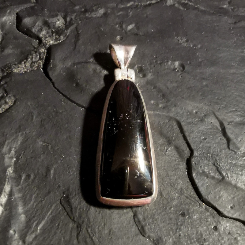 Pendentif de shungite monté en argent - 1 de Catalogue Shungite