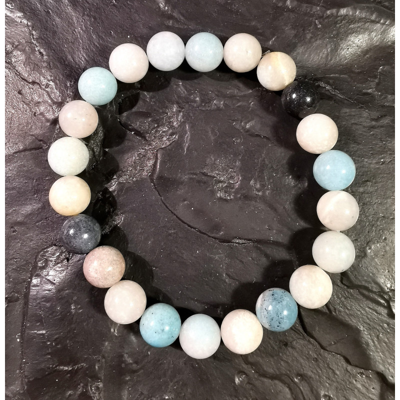Trolléite - bracelet perles 8mm - 5eme chakra de Catalogue pierres et cristaux