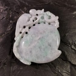 Jadeite de Birmanie - pendentif pièce unique 4 - 4ème chakra de Catalogue pierres et cristaux