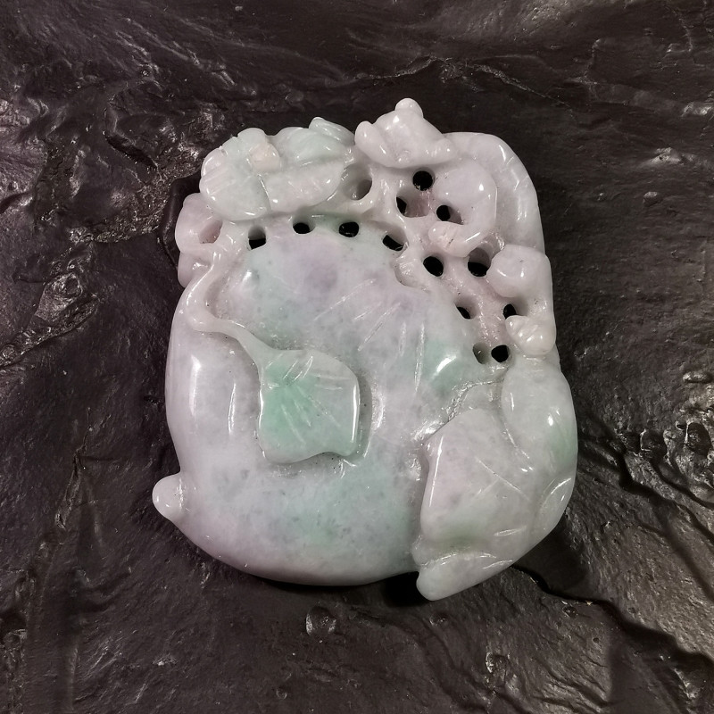 Jadeite de Birmanie - pendentif pièce unique 4 - 4ème chakra de Catalogue pierres et cristaux