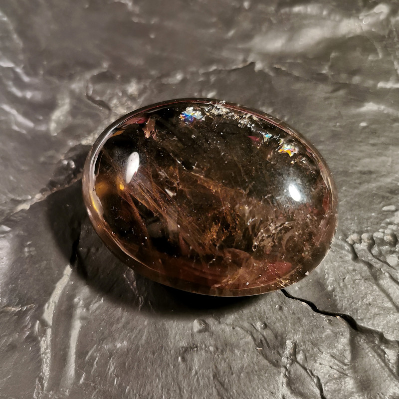 Quartz fumé - galet pièce unique 1 - 1er chakra de Catalogue pierres et cristaux