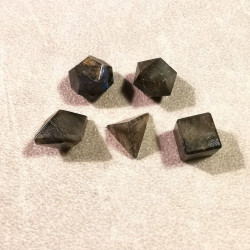 Les 5 solides de Platon en labradorite de Catalogue pierres et cristaux