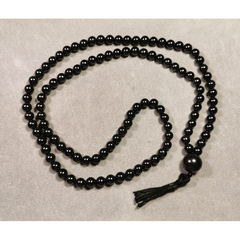 Shungite - Mala 108 perles 10mm de Catalogue Shungite
