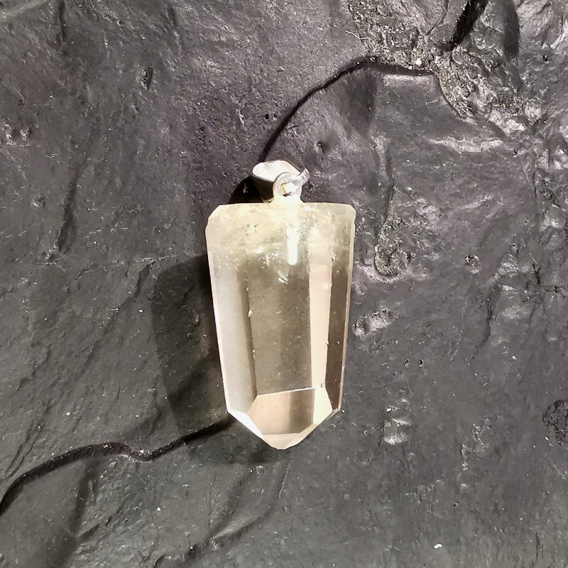 Citrine naturelle - pendentif cristal - pièce unique