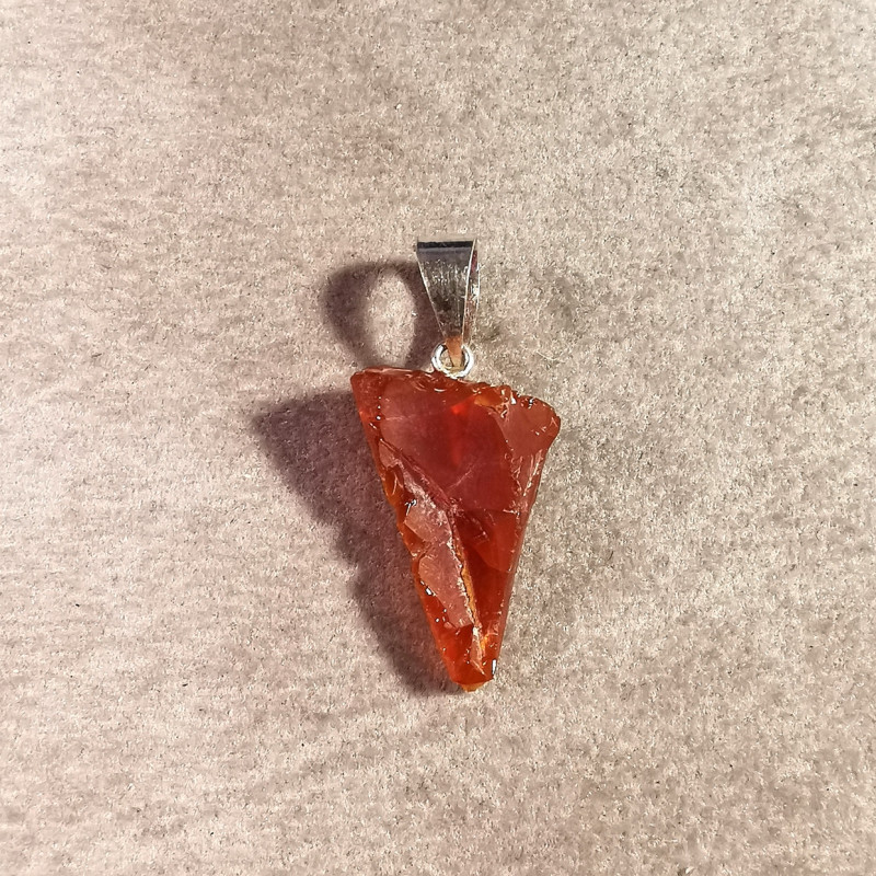 Opale de feu du Mexique - pendentif pièce unique 2 - 2e chakra de Catalogue pierres et cristaux