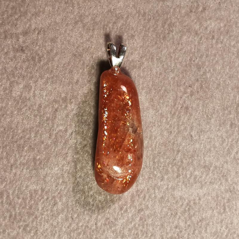 Pierre de soleil - pendentif pièce unique 1 de Catalogue pierres et cristaux