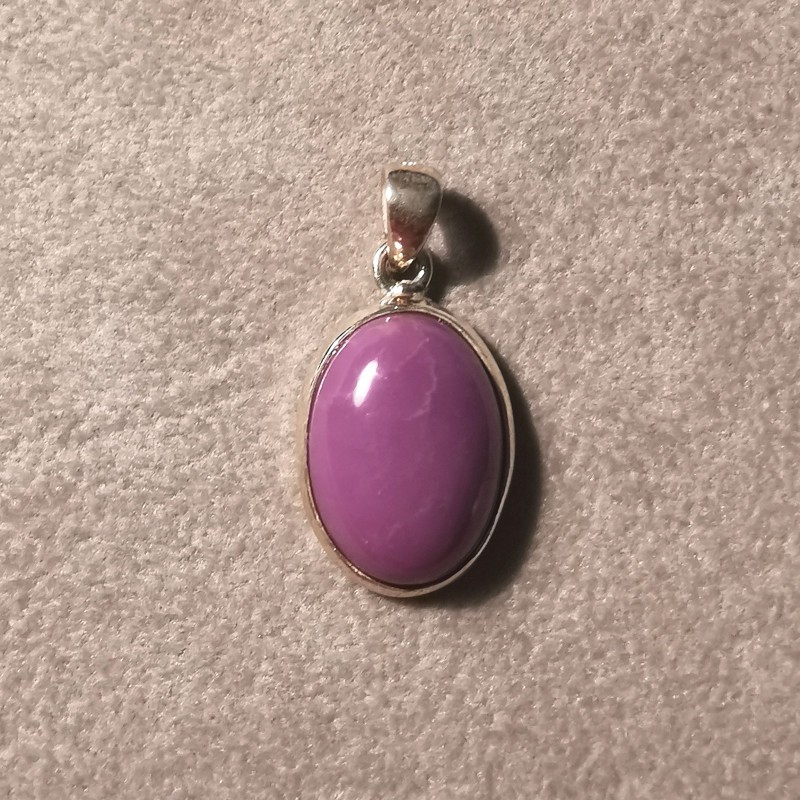 Phosphosidérite - pendentif monté en argent 2