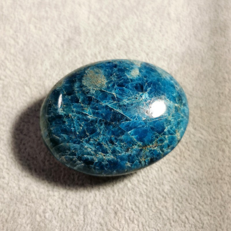 Apatite bleue - pièce unique 3 - 5e et  6e chakras