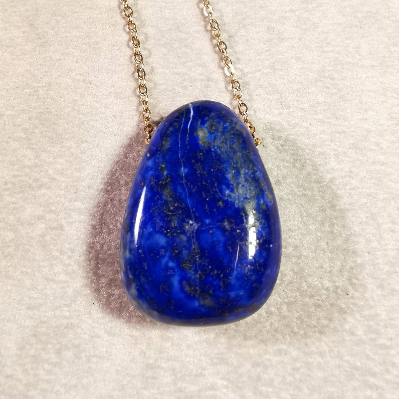 Lapis lazuli - Pendentif pièce unique 5 - 6ème chakra de Catalogue pierres et cristaux