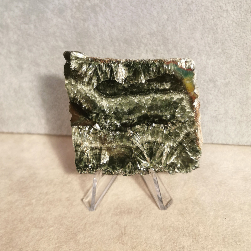 Séraphinite tranche - pièce unique 1 de Pierres du 4ème chakra