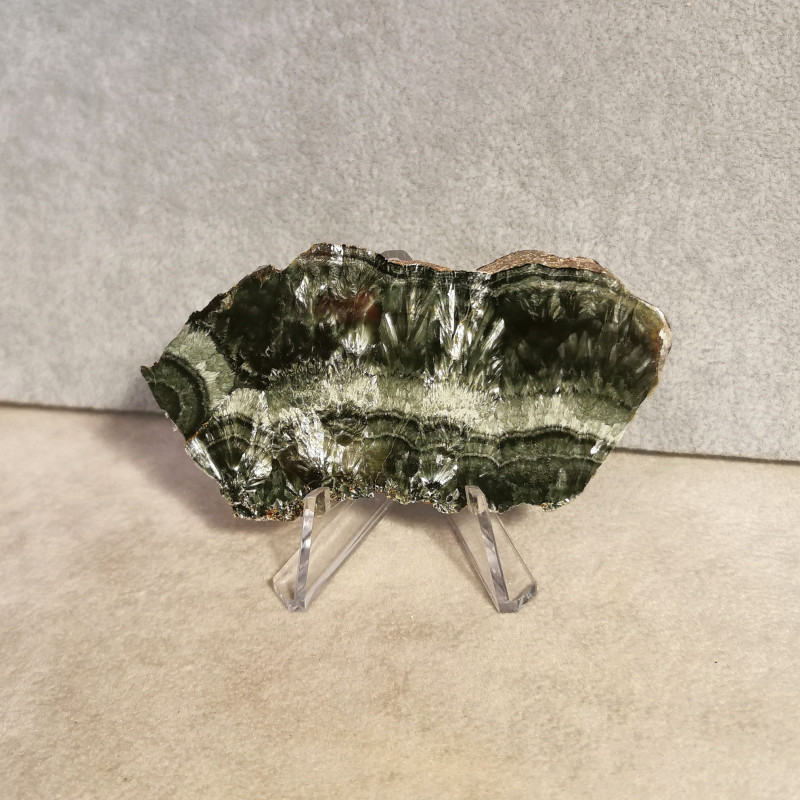 Séraphinite tranche - pièce unique 2 de Catalogue pierres et cristaux
