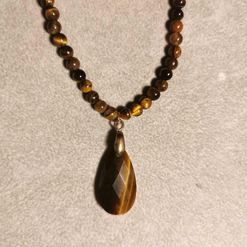Collier Unique En Pierres Véritables - Magnifique Pièce Unique - Occasion