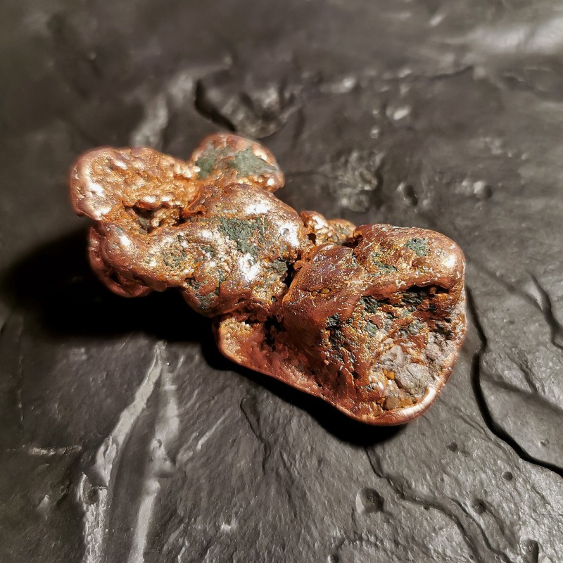 Cuivre natif - pièce unique 2 - 2e chakra de Catalogue pierres et cristaux
