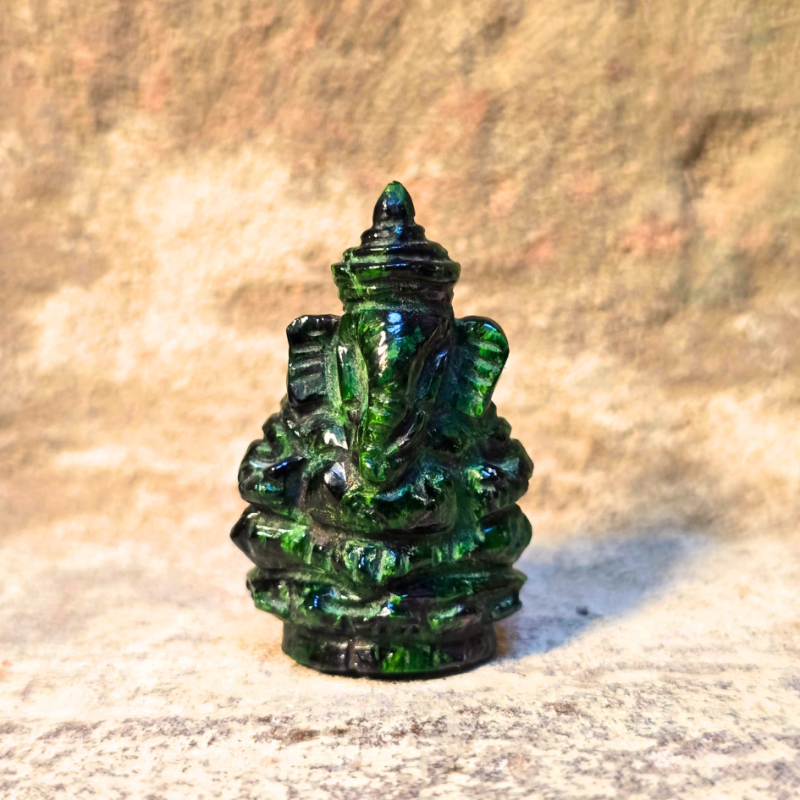 Ganesh - jadéite maw sit sit Birmanie de Catalogue pierres et cristaux