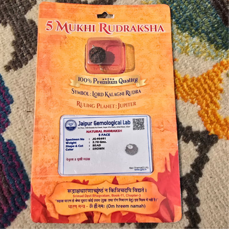 pendentif rudraksha 5 mukhi de Catalogue général