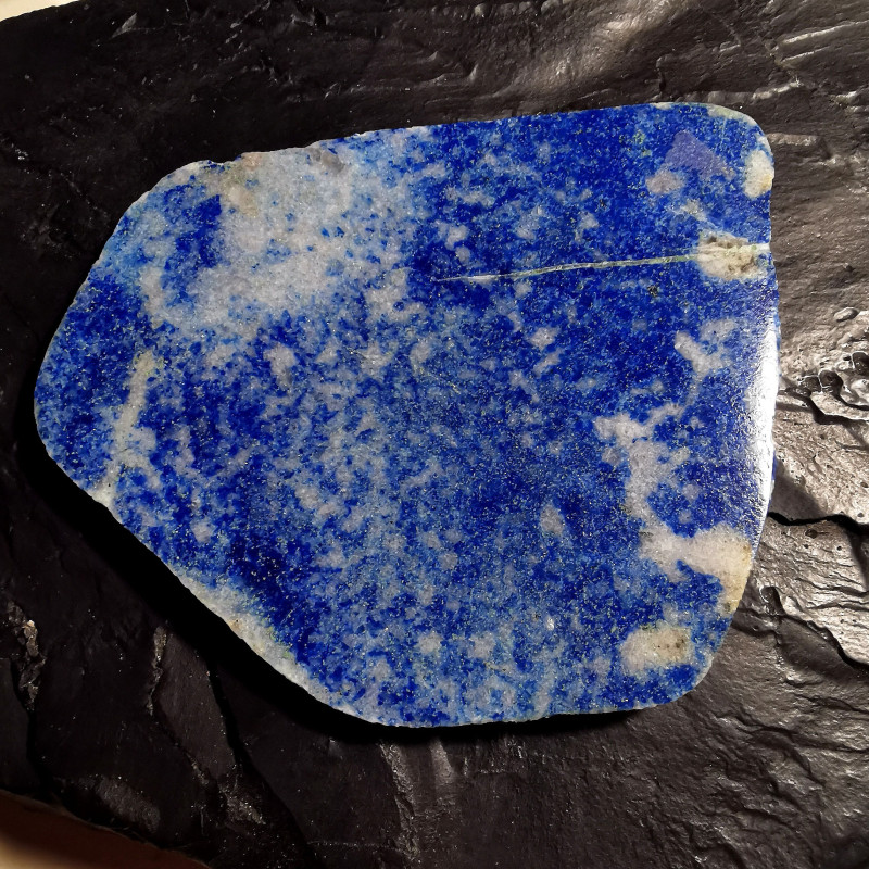 Lapis lazuli - tranche pièce unique 2 - 6ème chakra de Catalogue pierres et cristaux
