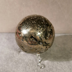 Pyrite - sphère 6cm - pièce unique 1 de Catalogue pierres et cristaux