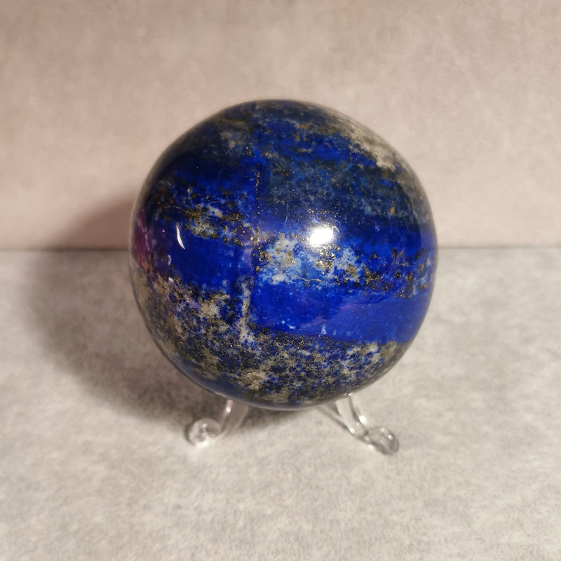 Lapis lazuli - sphère cm 7 - 6ème chakra de Catalogue pierres et cristaux