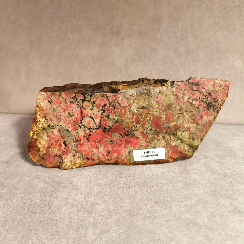 Thulite - pièce unique 2 de Catalogue pierres et cristaux