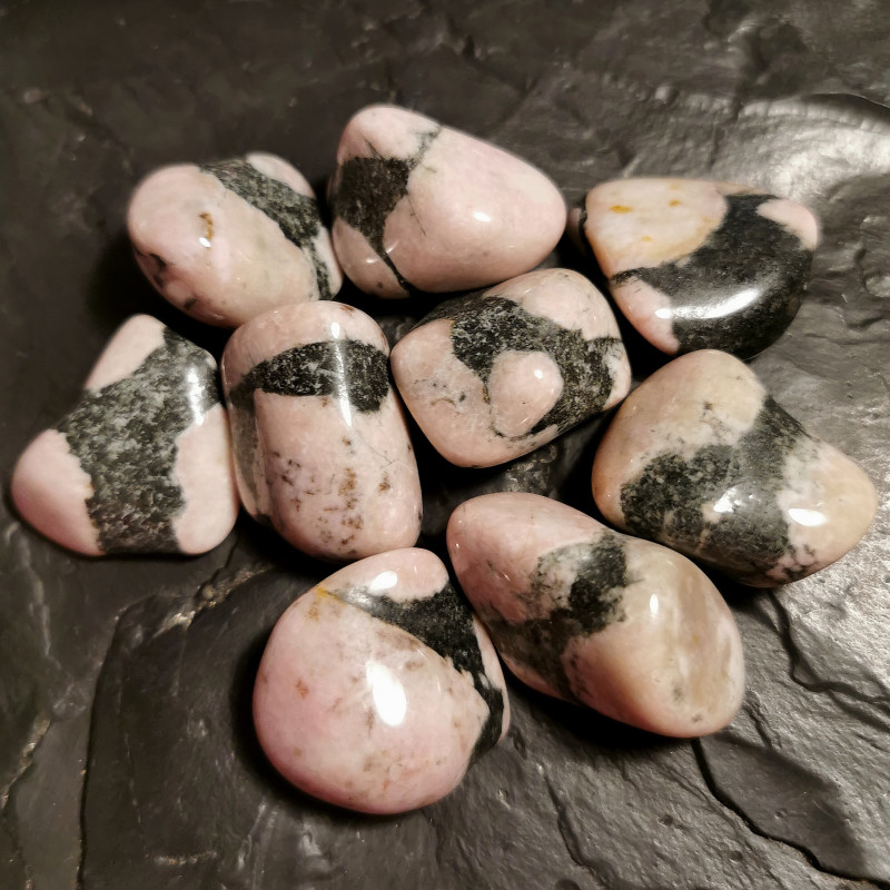 Marshmallow stone - pierre roulée - 4ème chakra de Catalogue pierres et cristaux