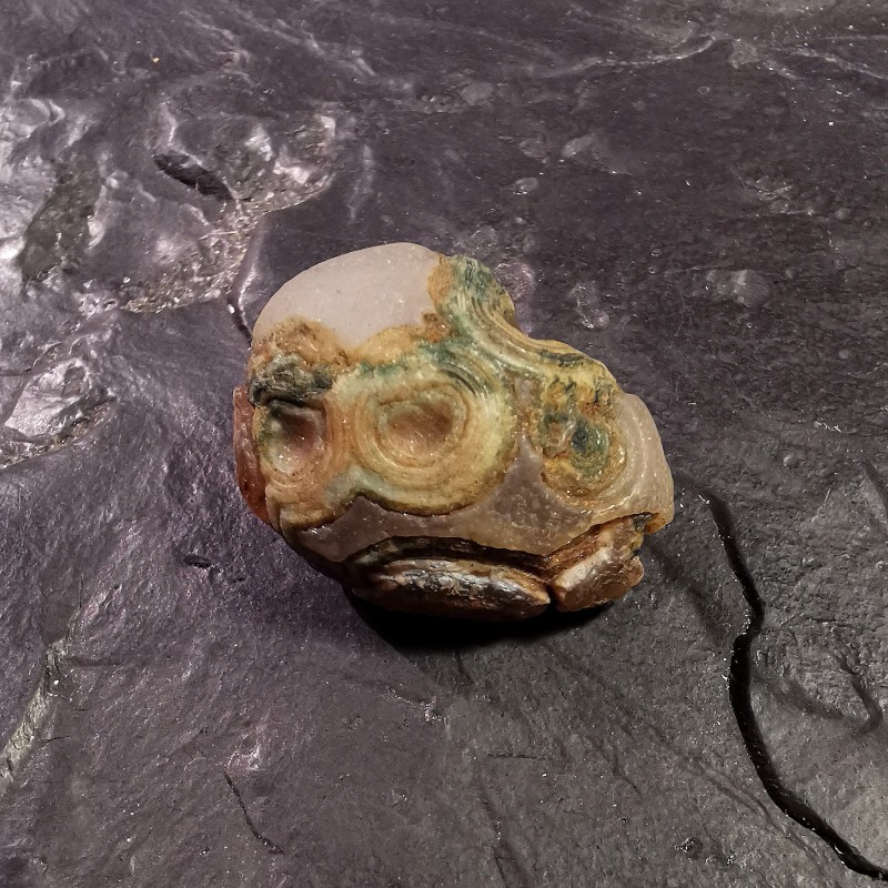 Agate yeux du désert du Gobi - 8 de Catalogue pierres et cristaux