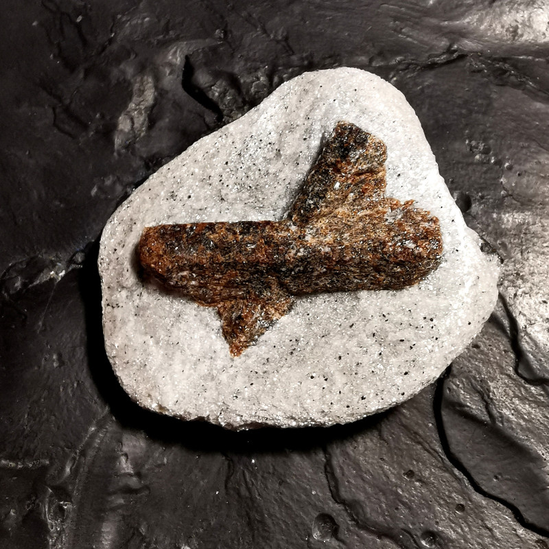 Staurolite - pièce unique 1 - 1er chakra de Catalogue pierres et cristaux