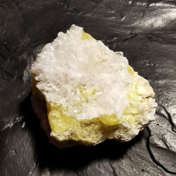 Cristaux de soufre - pièce unique 1 - 3e chakra de Catalogue pierres et cristaux